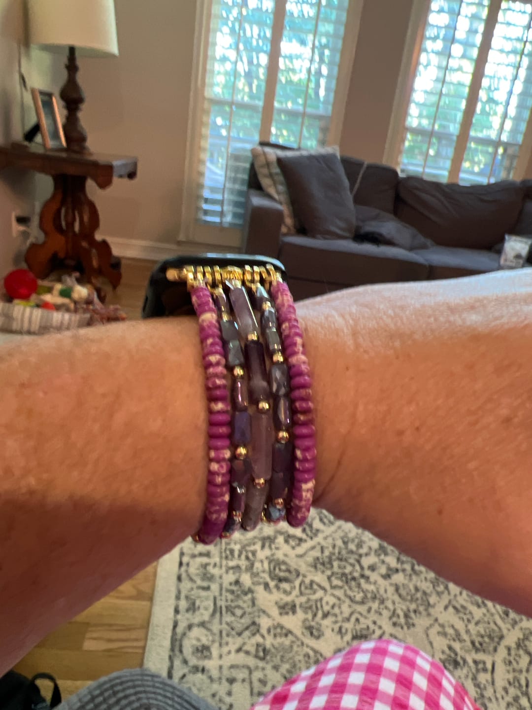 Customer photo review of Mystic Spectrum Apple Watch Strap