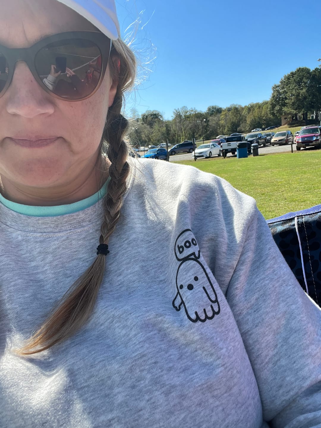 Customer photo review of Boo Ghost (Left Chest)