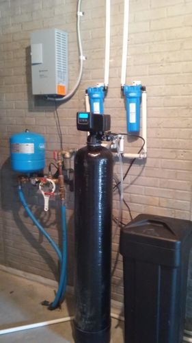 Customer photo review of SoftPro® Elite High-Efficiency Water Softener [Well Water]