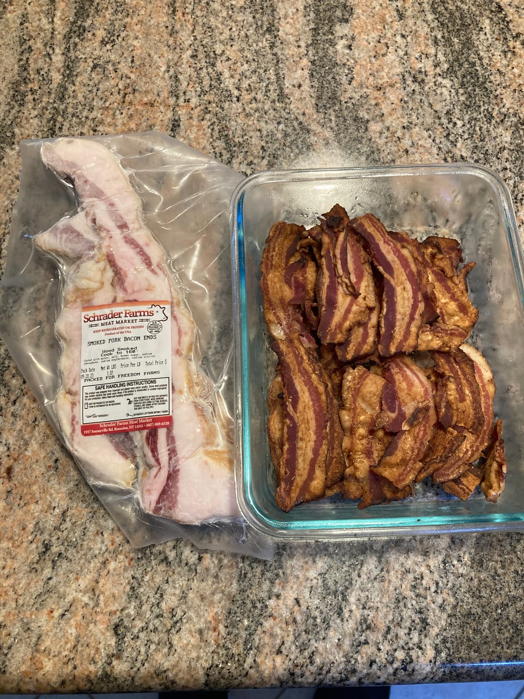 Customer photo review of BACON (SMOKED)