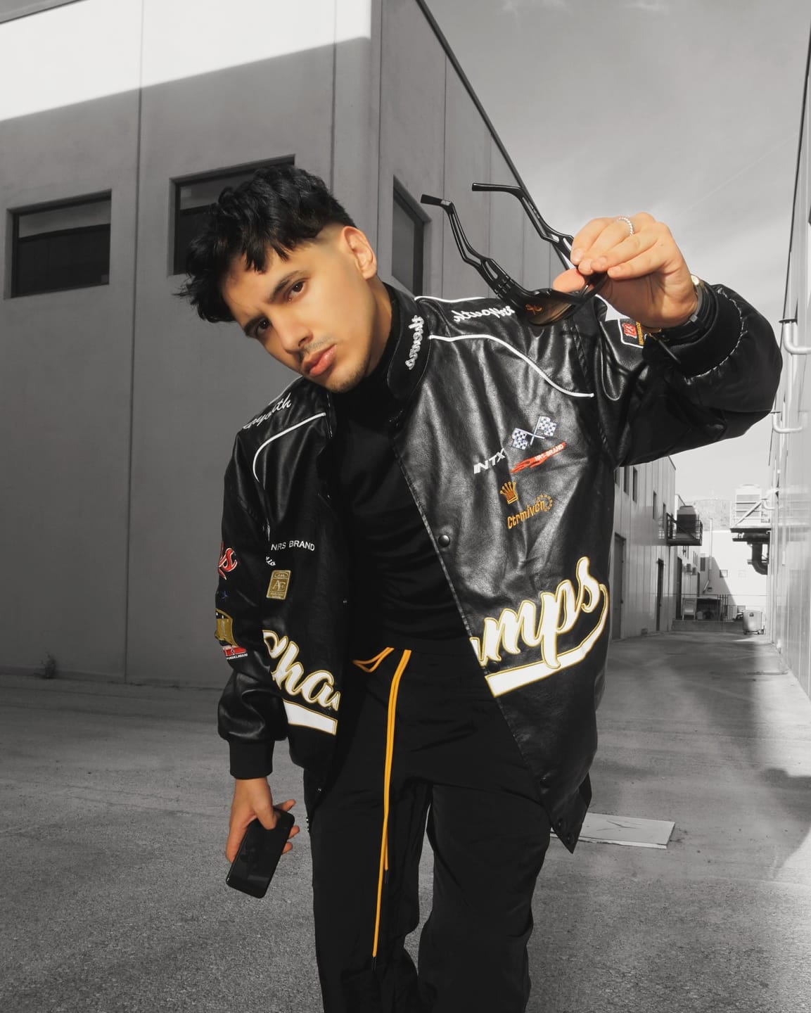 Customer photo review of Aelfric Eden Racing Leather Jacket