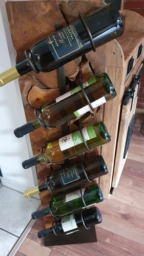 Customer photo review of Weinregal Weinständer Holz massiv XILON 100 cm