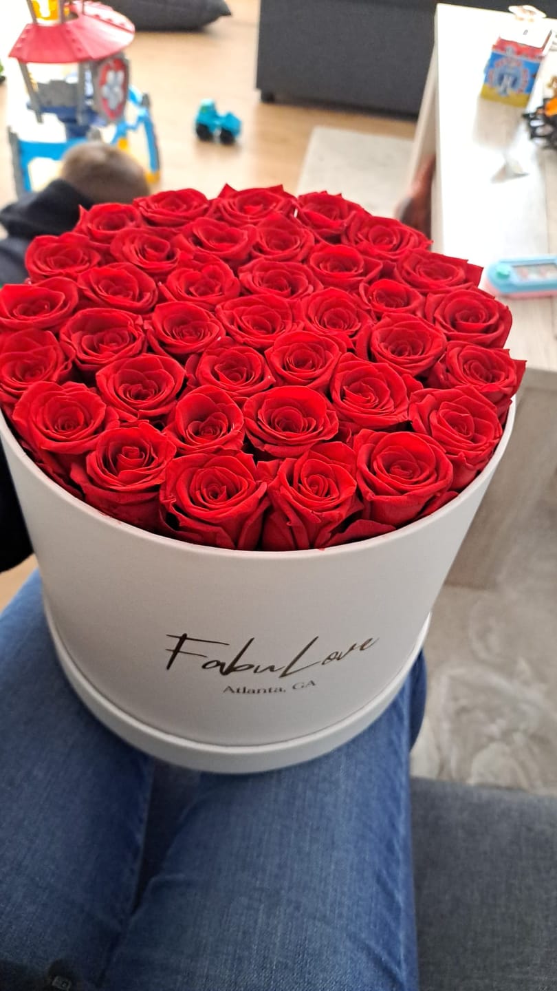 Customer photo review of Eternal Rose Bouquet - Supreme