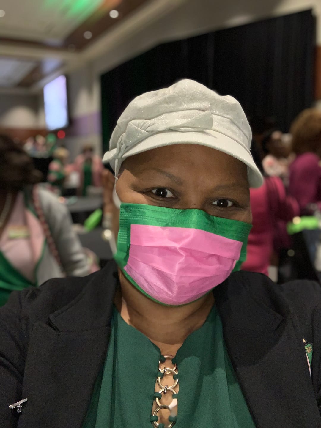 Customer photo review of AKA Disposable Mask. 10 pc pack