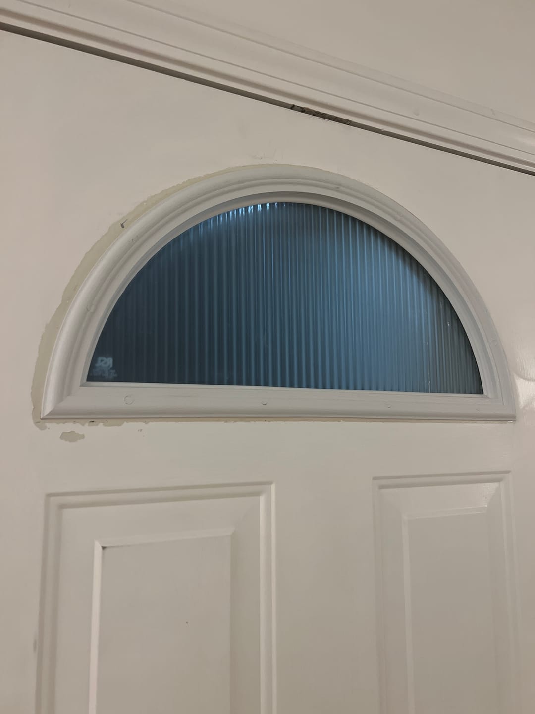 Customer photo review of Clear 1 Lite Glass and Frame Kit (Fanlite 24" x 12" Frame Size)