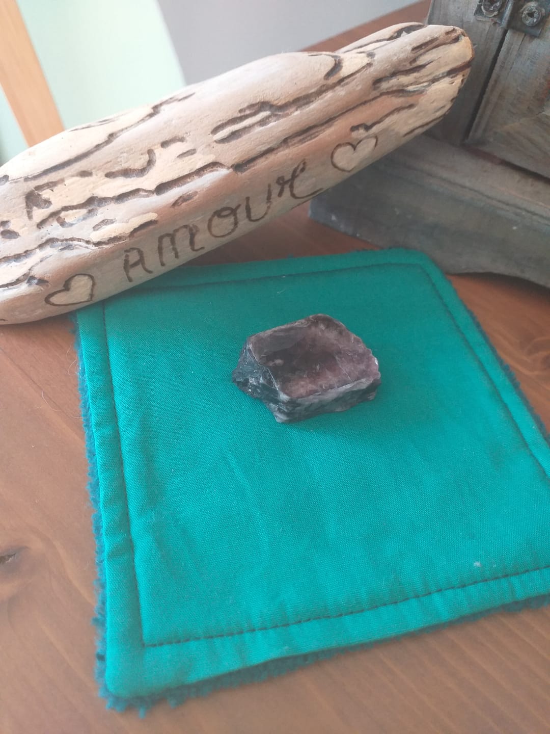 Customer photo review of Lépidolite brute