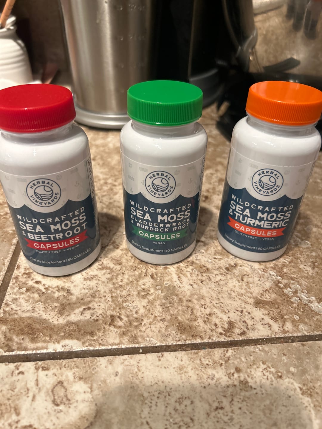 Customer photo review of Trio Sea Moss Capsules Bundle Pack