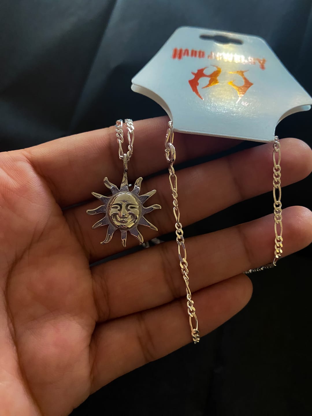 Customer photo review of AZTEC SUN PENDANT