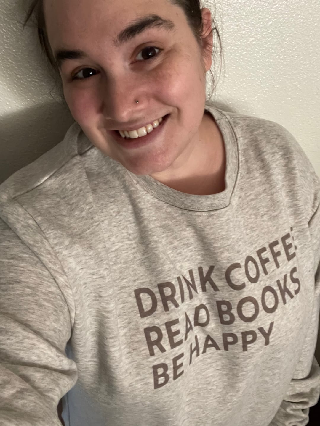 Customer photo review of Drink Coffee Read Books Be Happy