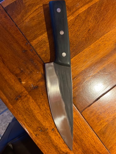 Customer photo review of Handgeschmiedetes Allzweckmesser