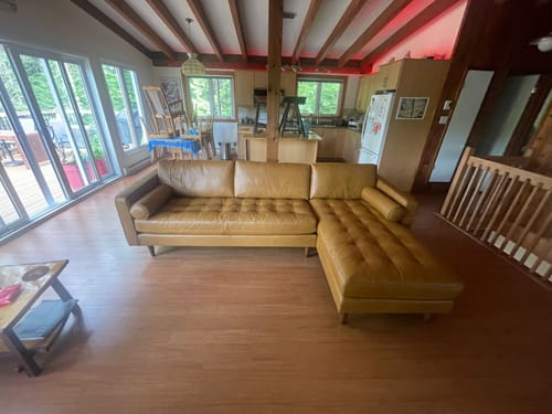 Customer photo review of Holland Left Sectional