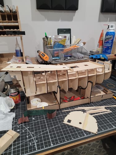 Reseña con foto de un cliente sobre Maqueta Barco Endeavour