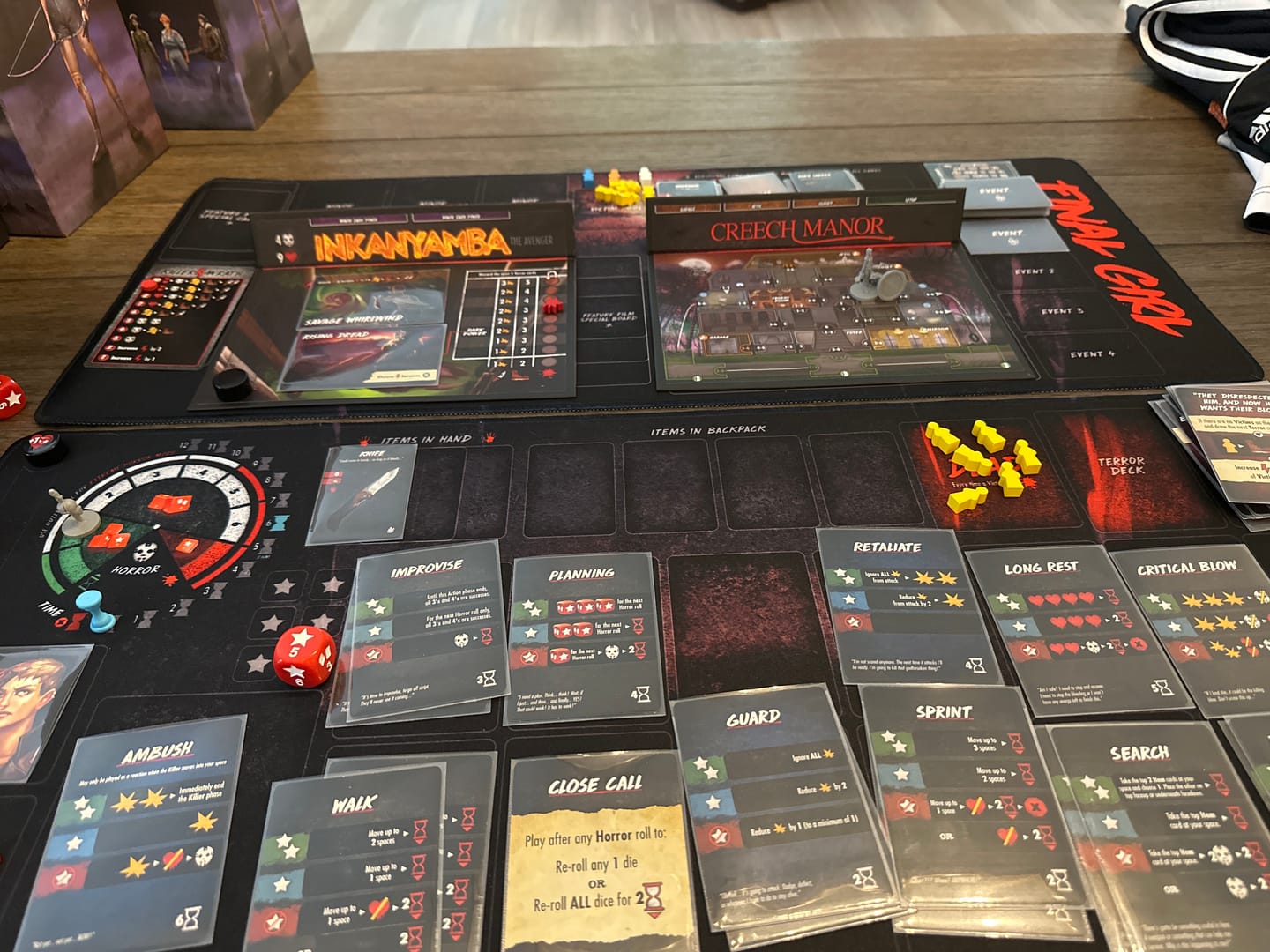 Customer photo review of Final Girl (Series 1 and 2) Card Sleeve Kit