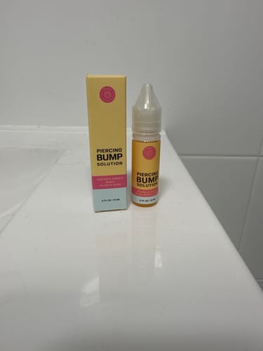 Customer photo review of Piercing Bump Treatment - Bump, Keloid & Scar Relief Oil