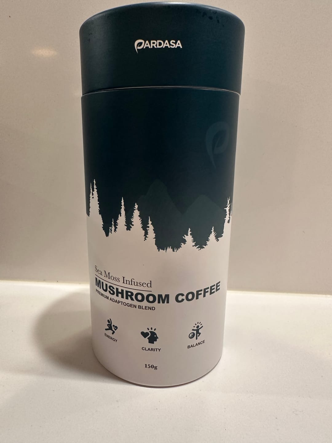 Customer photo review of Sea Moss Infused Mushroom Coffee