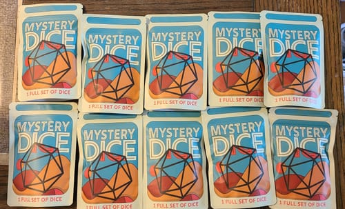 Customer photo review of Mystery Dice