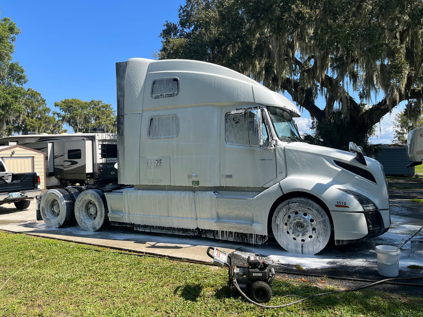 Customer photo review of Touchless Truck Wash Soap