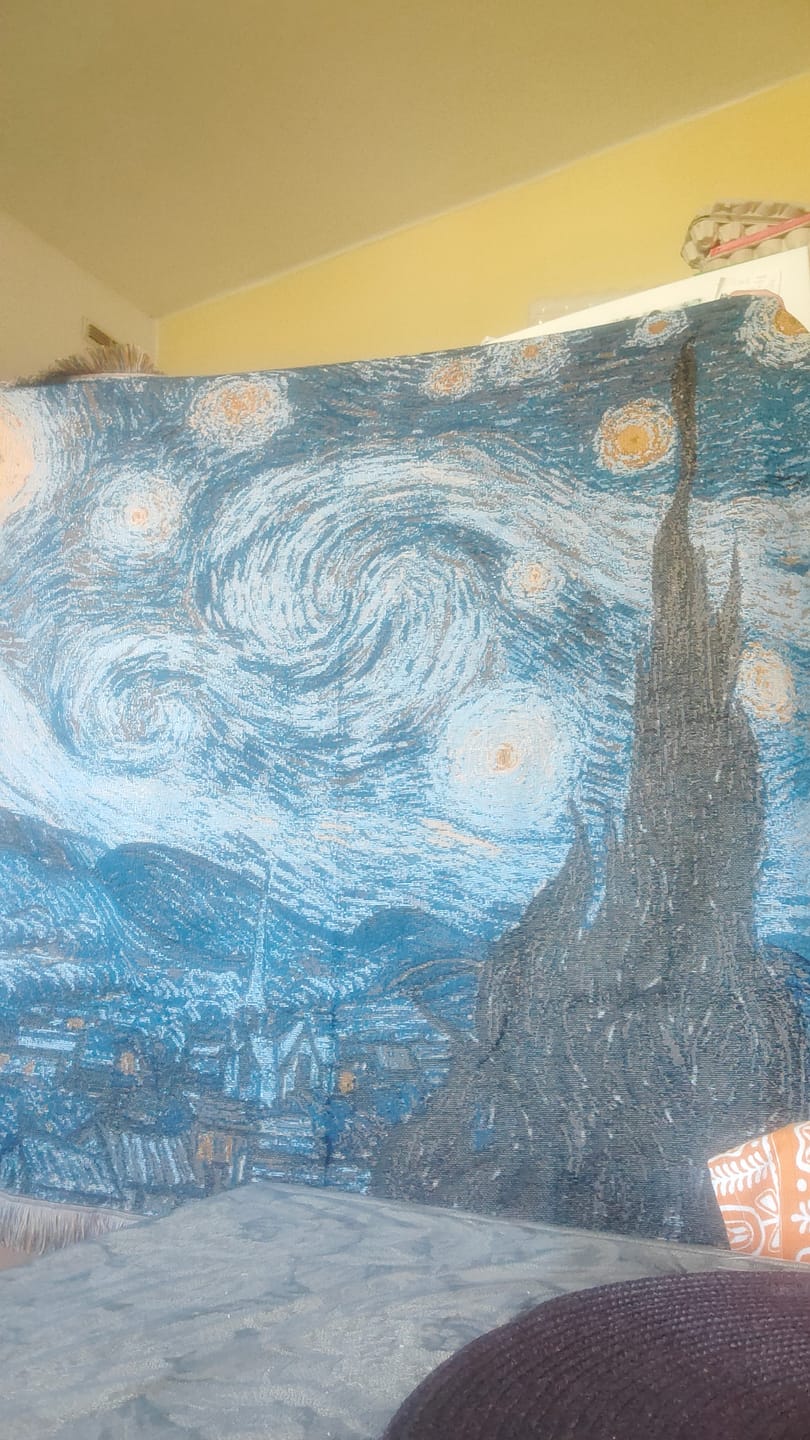 Customer photo review of Starry Night Blanket