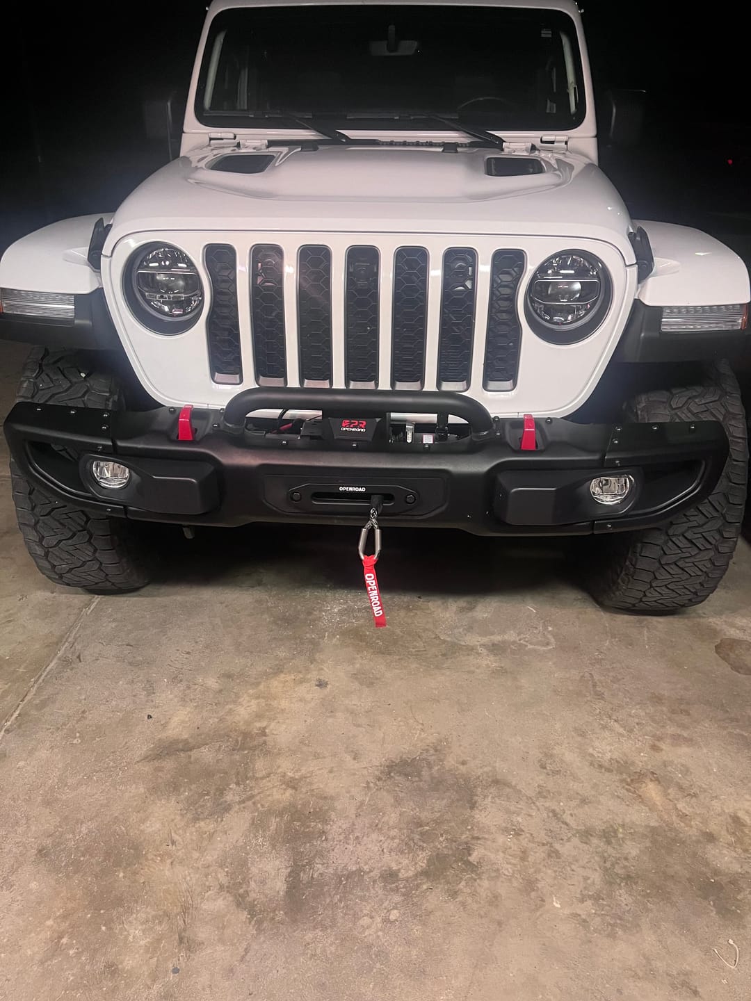 Customer photo review of OPENROAD 13,000 lbs Winch with Synthetic Rope - Panther Series 2s