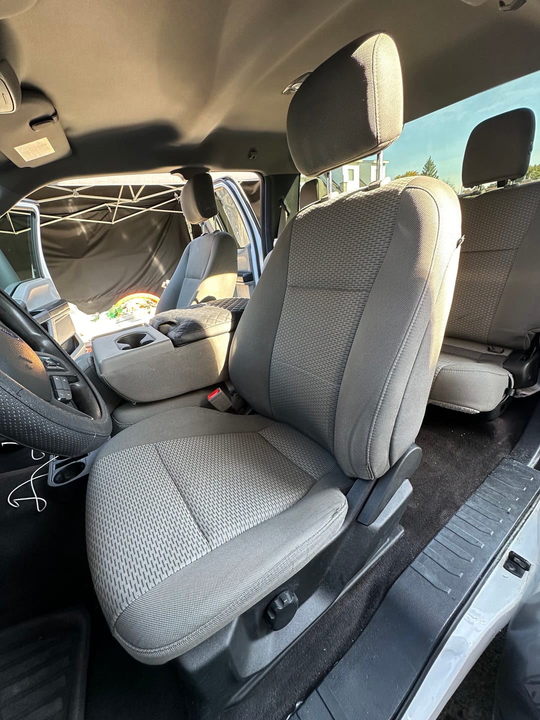 Customer photo review of 2015-20 Ford F-150 / F-250 Premium Custom Leather Seat Covers