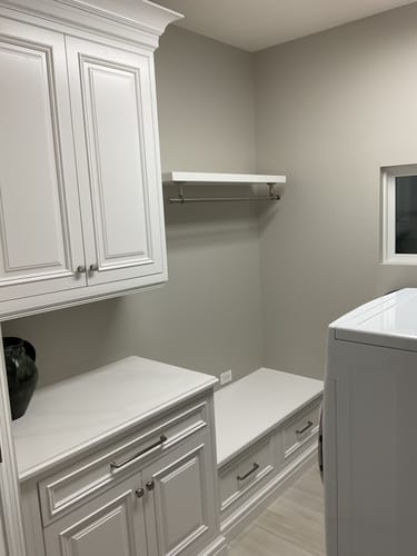 Customer photo review of Ash Floating Shelves