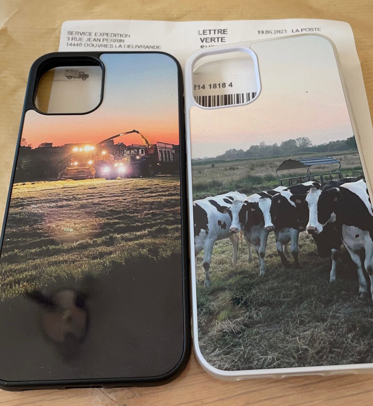 Customer photo review of Poster métallique personnalisable