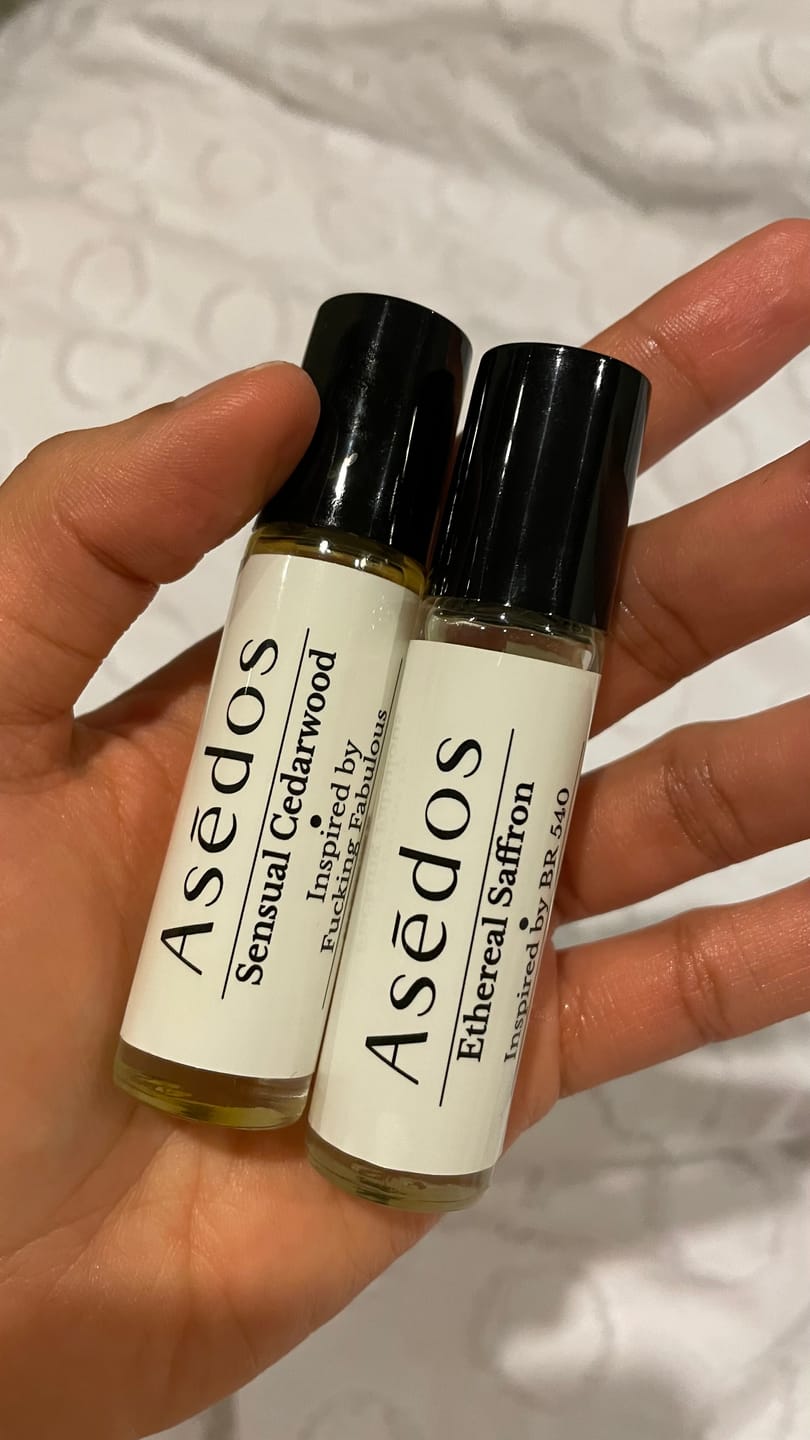 Customer photo review of ETHEREAL SAFFRON PERFUME OIL