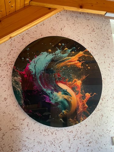 Customer photo review of Acrylglasbild | Eigenes Motiv | Rund