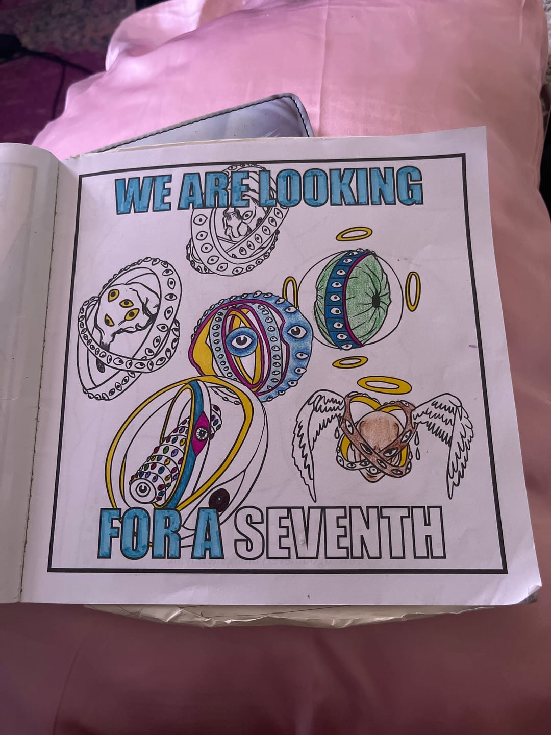Customer photo review of I NEED GOD ADULT COLORING BOOK