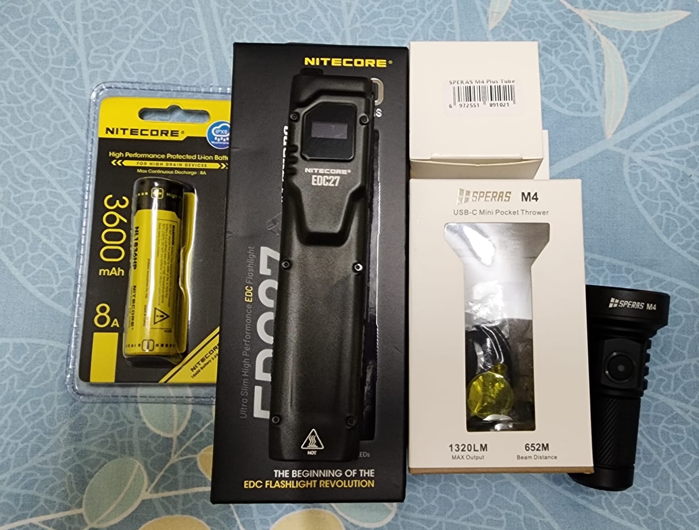 Customer photo review of EDC27 UHi - 3100 lumens (Bundle)