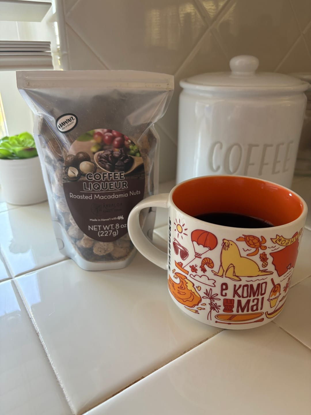 Customer photo review of Coffee Liqueur Macadamia Nuts