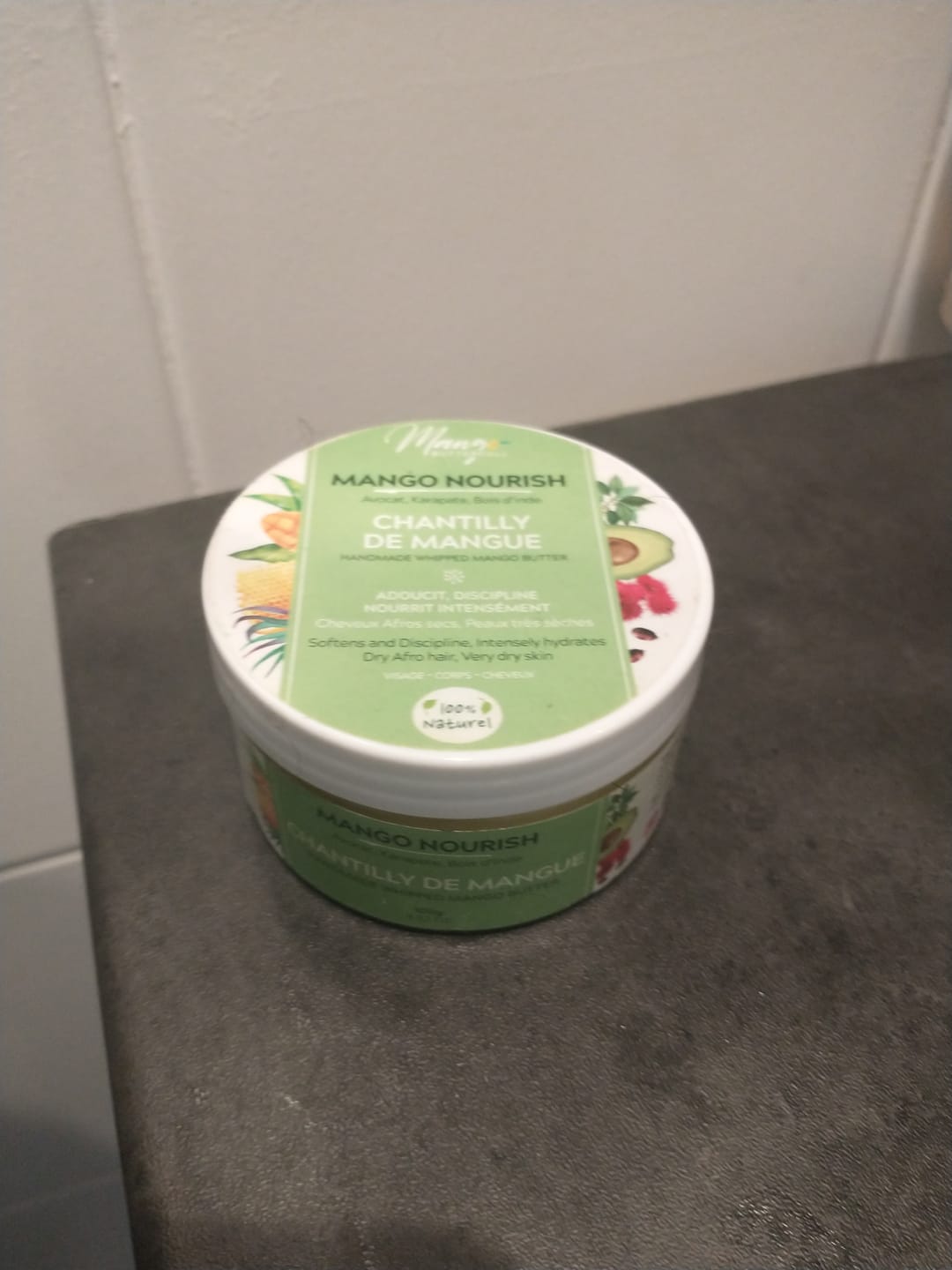 Customer photo review of Chantilly de Mangue NOURISH