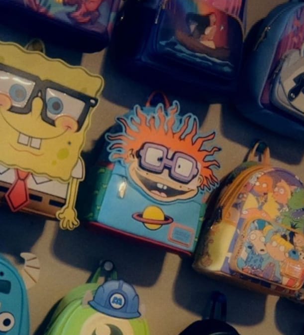 Customer photo review of 707 Street Exclusive - Loungefly Nickelodeon Rugrats Chuckie Cosplay Mini Backpack With Removable Glasses