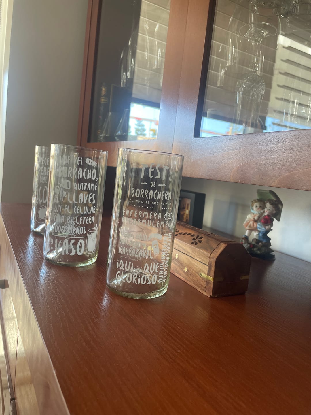 Customer photo review of Piscoleros Juego de 6 Vasos