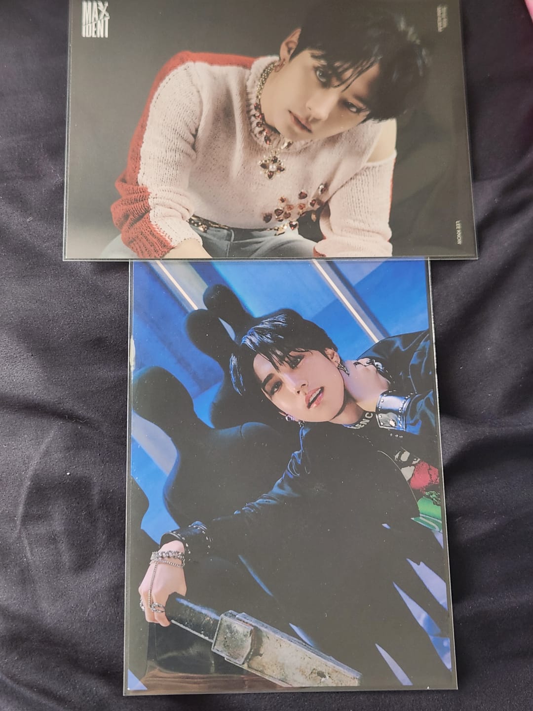 Customer photo review of PREMIUM POSTCARD SLEEVES - INDIGO VERSION (154x213MM)
