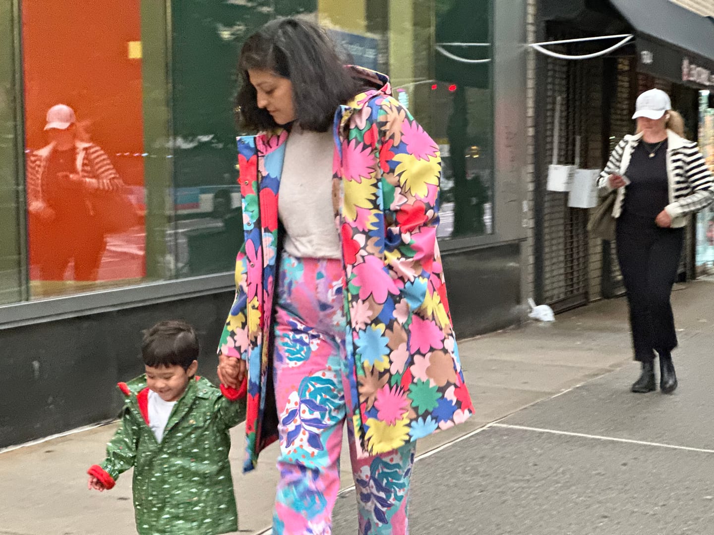 Customer photo review of Rocket To The Stars Waterproof Recycled Raincoat