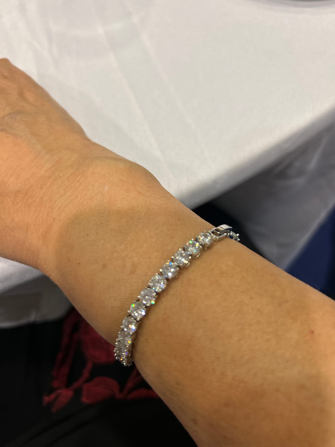 Customer photo review of Classic Shining Tennis Bracelet