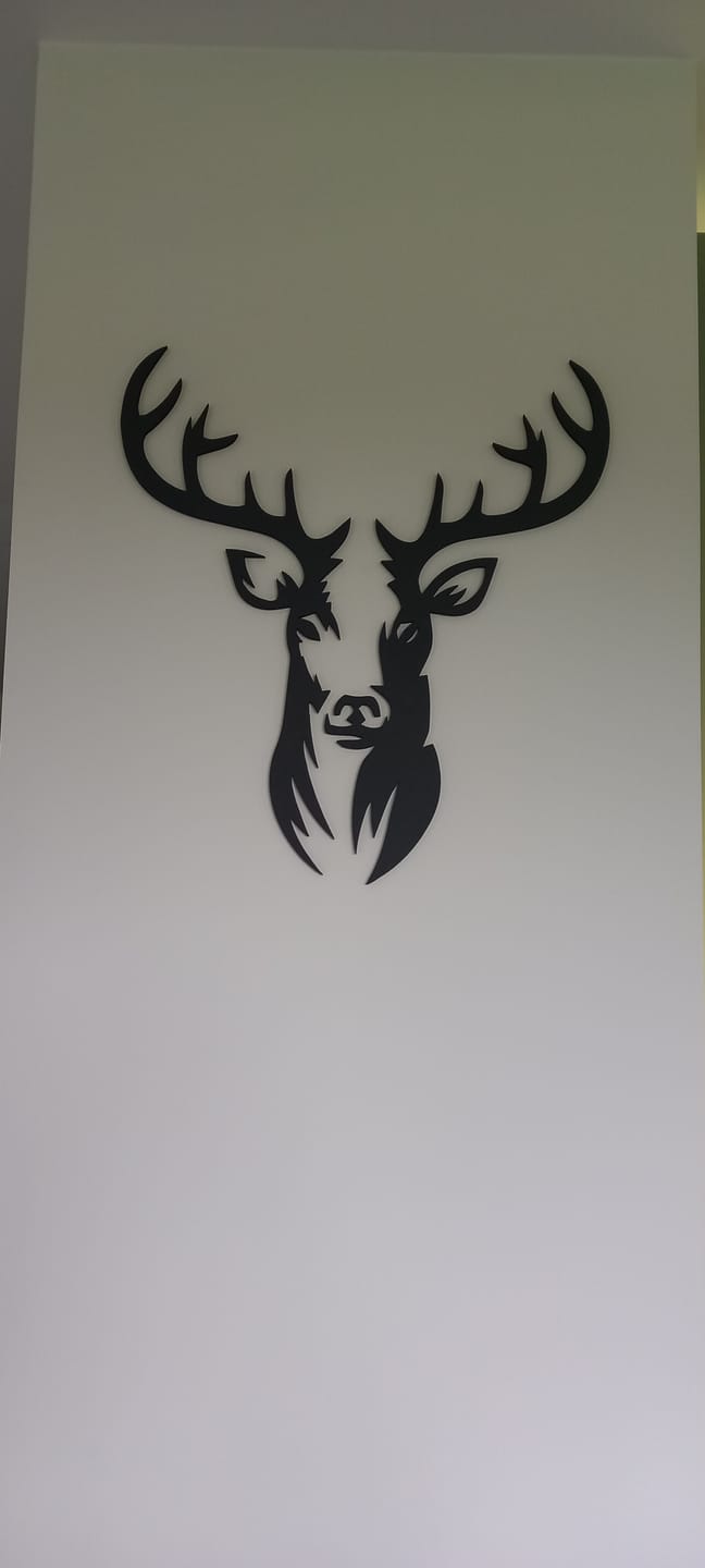 Customer photo review of Wanddecoratie dieren | Hert 2-delig