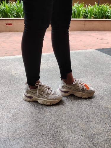 Customer photo review of Purple Glitch Women's Sneaker