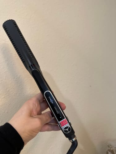 Customer photo review of Masters Infrared Black Titanium Flat Iron 1.5"