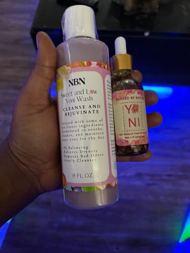 Customer photo review of Sweet and Low Yoni Wash( Extra Clean and Fresh)