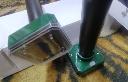 Customer photo review of Repelente Solar Ultra Sônico Espanta Pragas 24 Horas A Prova d'água