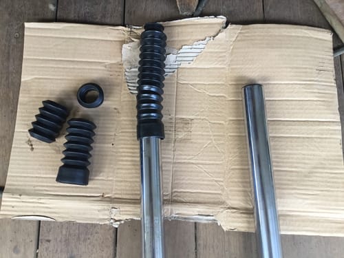 Customer photo review of Soufflets de fourche 28/47 mm
