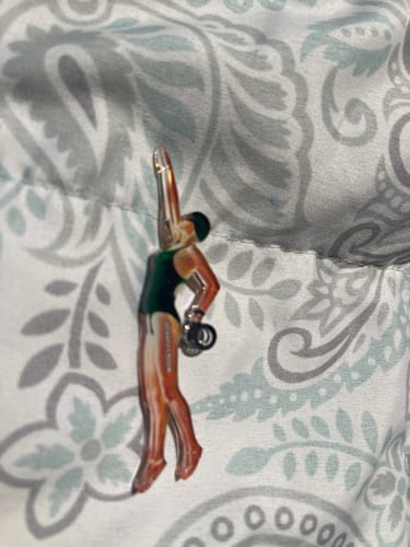 Customer photo review of Personalized Female Swimmer Acrylic Ornament, Gift For Swimming Lovers/Swimmer