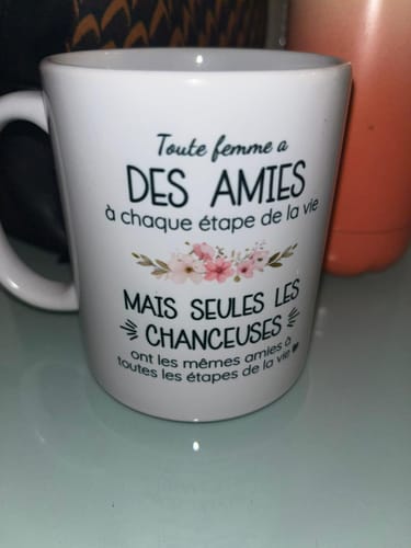 Customer photo review of Mug Personnalisé - Meilleures Amies