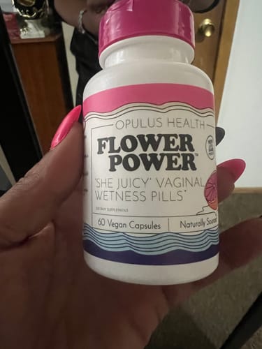 Customer photo review of Flower Power® 'She Juicy' Vaginal Moisture Supplement (60ct/ea)