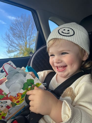 Customer photo review of Smiley Hat/Beanie