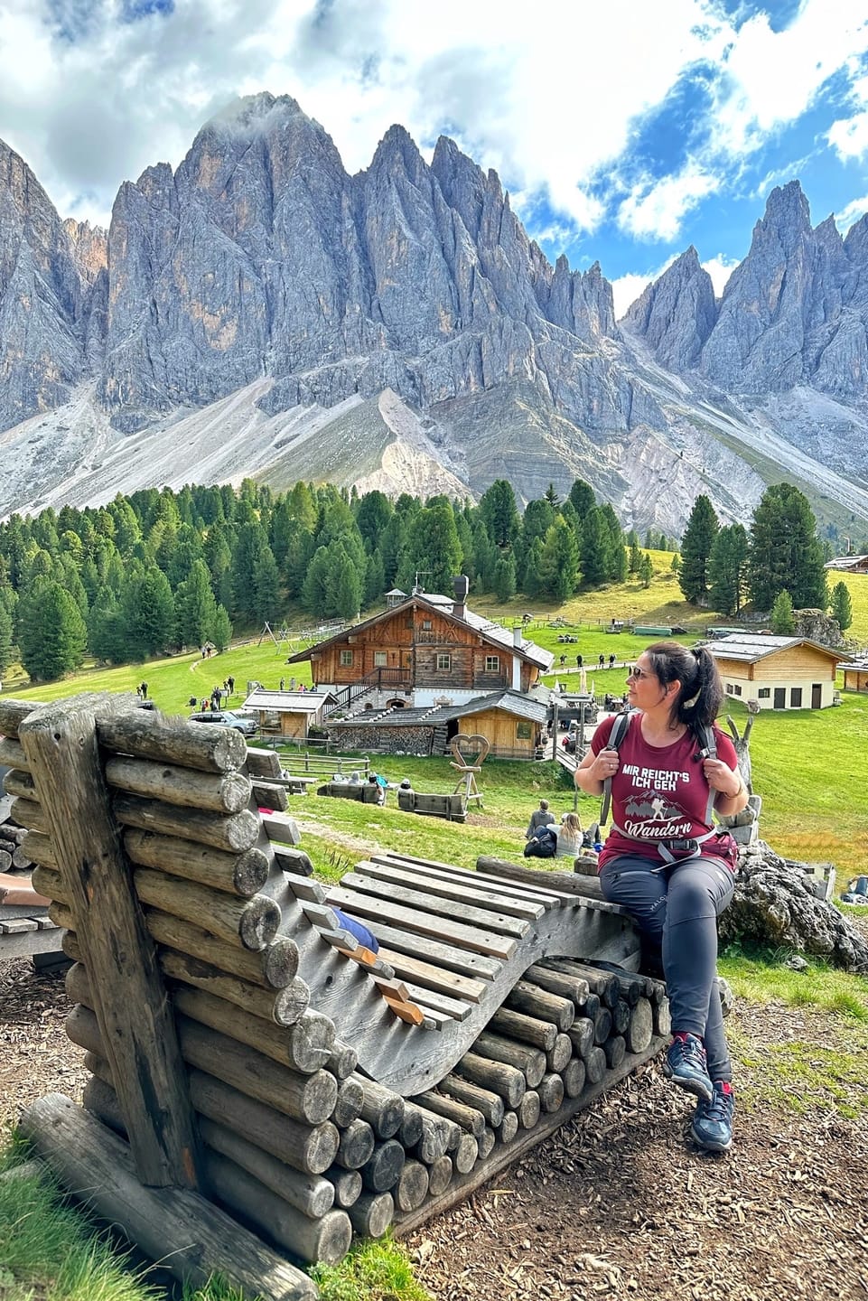 Customer photo review of Mir reicht's ich geh wandern - Damen Premium Organic Shirt