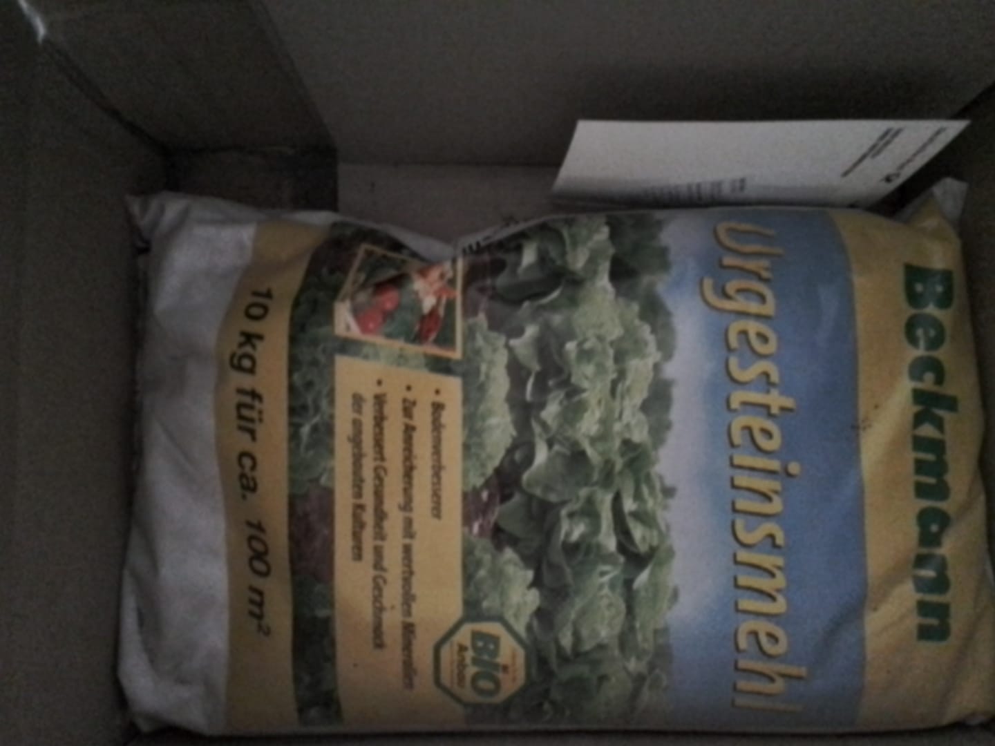 Customer photo review of Urgesteinsmehl zur Bodenverbesserung 10kg
