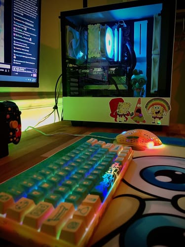 Customer photo review of Spongebob K1 Pro - Mechanical Keyboard